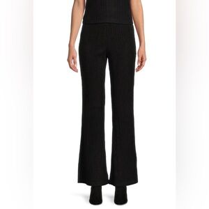 No Boundaries Women's Junior Black Ribbed Pull On Lounge Pants Size Small NWOT